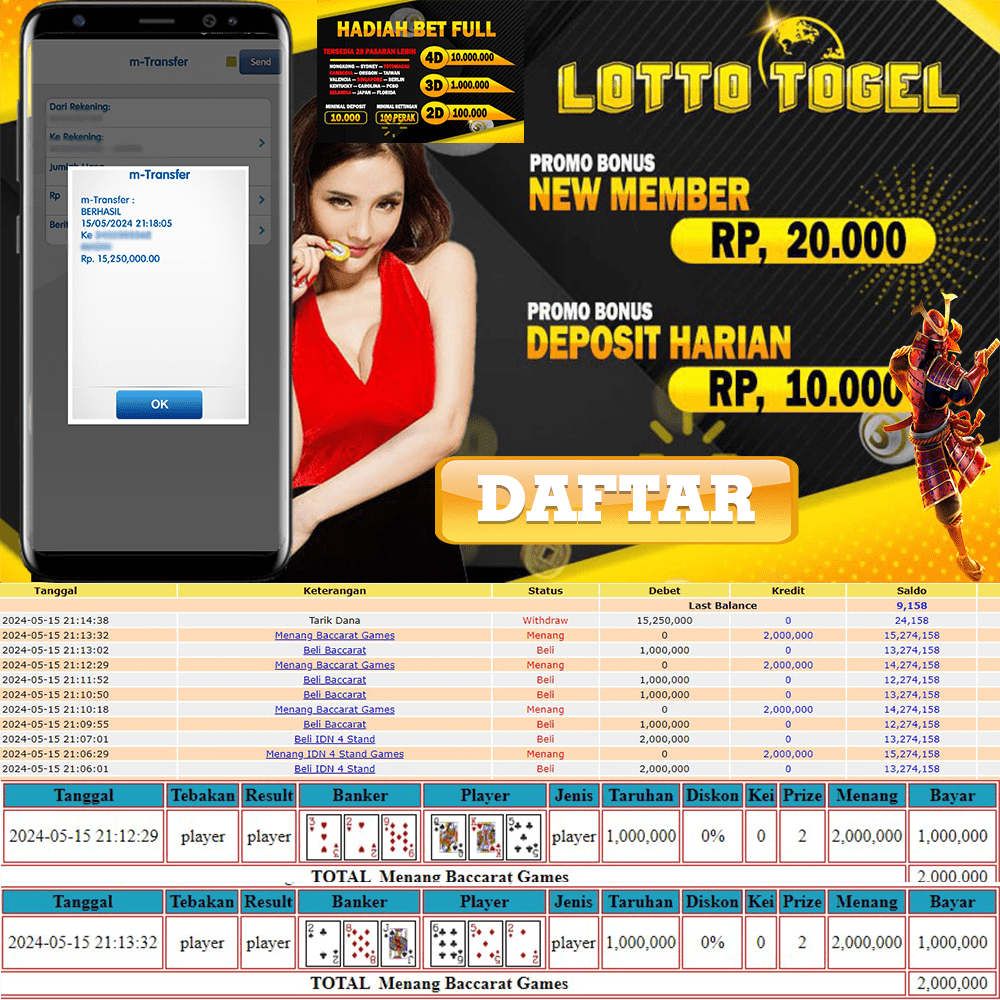 JACPOT PERMAINAN LIVE CASINO ONLINE “IDN 4 STAND” 15JTAN